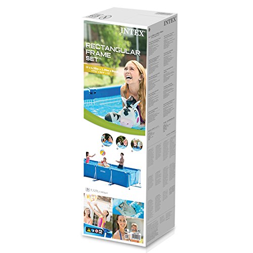 Piscina desmontable tubular, 450 x 220 x 84 cm,【7127 litros】 Small Frame. 28273NP. Intex