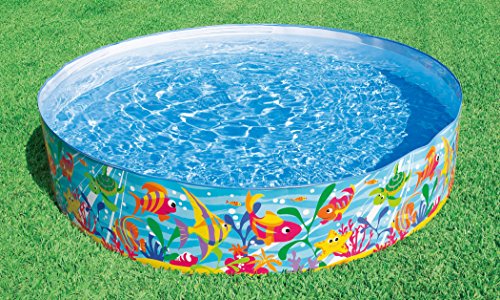 Piscina infantil con dibujitos marinos de 183x38 cm (56452) Intex