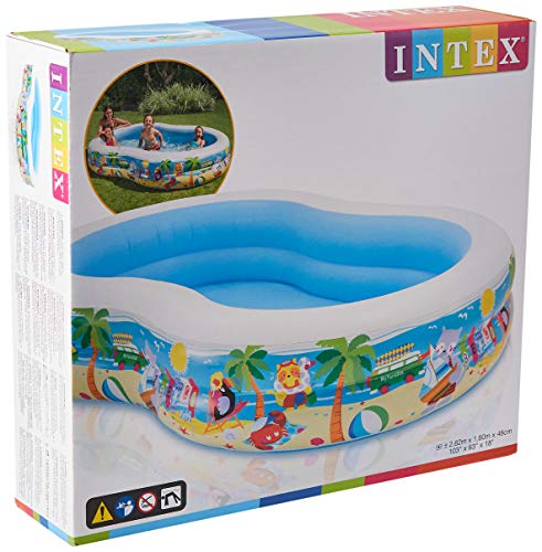 Piscina hinchable rectangular 262x160x46 cm, 640 litros 56490NP - Intex