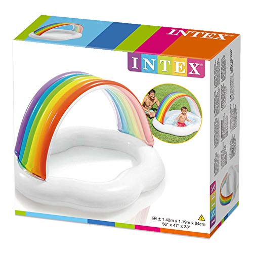 Piscina bebé Toldo Arcoiris 57141NP - Intex. Packaging