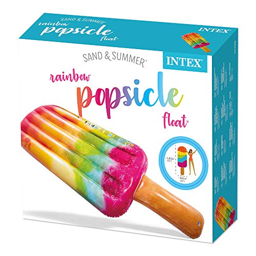 Colchoneta Helado de colores hinchable 76 x 191 cm 58766EU - Intex