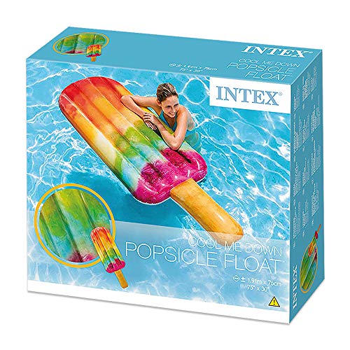 Colchoneta Helado de colores hinchable 76 x 191 cm 58766EU - Intex