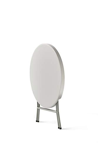 Plegado de la Mesa redonda Plegable Multifuncional, Ø80x74cm. Folding R80.  KG KitGarden