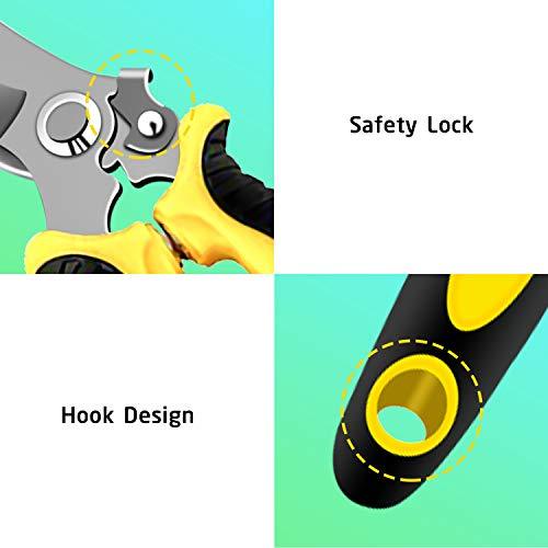 Bloqueo de seguridad y diseñado para colgar el Kit Herramientas Jardinería x3 Pzs. de Aluminio: Podadora, Paleta y Trasplantadora y 10 etiquetas para plantas. AGAKY