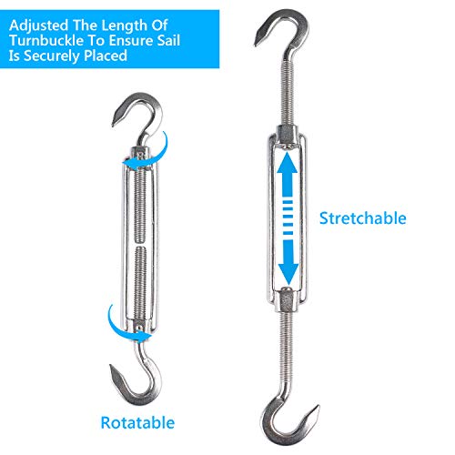 Ajuste la longitud del tensor asegura la buena colocación de la vela