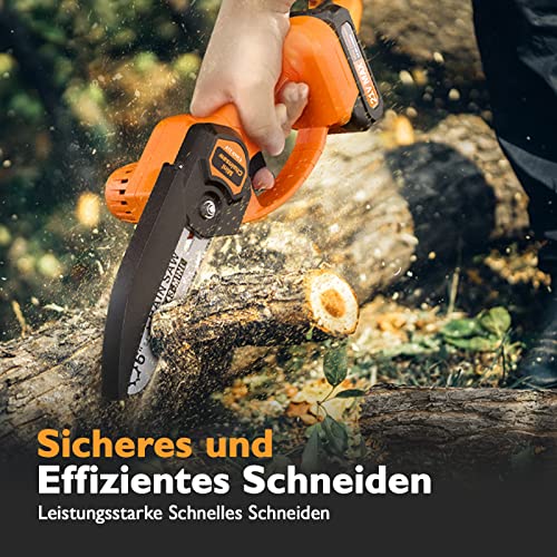 Corte seguro y eficiente de la motosierra manual XIAZIR