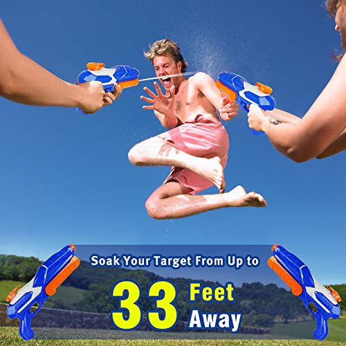 Pistola de Agua de Juguete con Potente Chorro de Agua y Alcance de 10 m Water para Fiestas de Verano al Aire Libre, Capacidad de 650 ml MOZOOSON