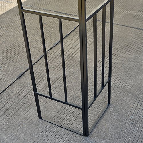 Cenador Carpa 3x4x2.65m, Protección UV, Repele el agua, Acero galvanizado. Detalle estructura pilar. Outsunny