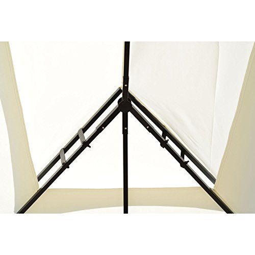 Cenador Carpa 3x4x2.65m, Protección UV, Repele el agua, Acero galvanizado. Estructura. Outsunny