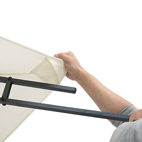 Sustituyendo el Techo de Reemplazo 3X3 m para Carpa, Color Crema. Outsunny