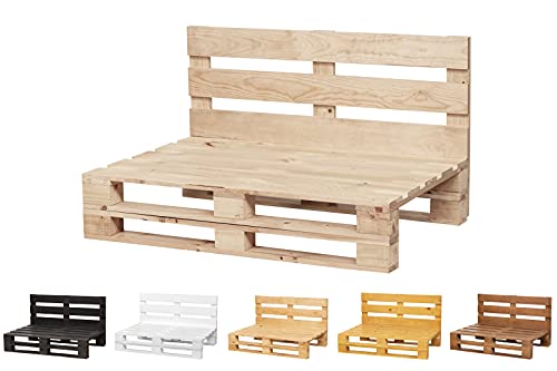 Colores disponibles del Sofá DE PALETS completamente Nuevo Lijado y Cepillado Acabado Crudo para Interior o Exterior. 120x80cm. Palets Talavera