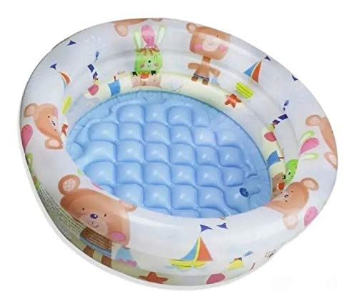 Piscina hinchable colores con base hinchable 61 x 22 cm, 33 litros, 1 unidad [modelos surtidos] 57106NP - Intex. Vista cenital