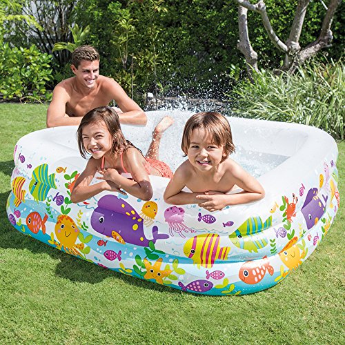 Piscina hinchable acuario, 159 x 159 x 50 cm, 340 litros 57471NP -  Intex