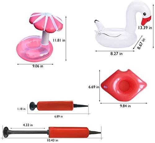 posavasos flotadores con bomba