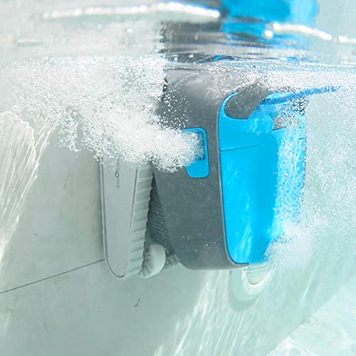 Limpieza de línea de flotación con el xRobot para piscinas Dolphin Carrera 30 (fondo, paredes y línea de flotación). Dolphin