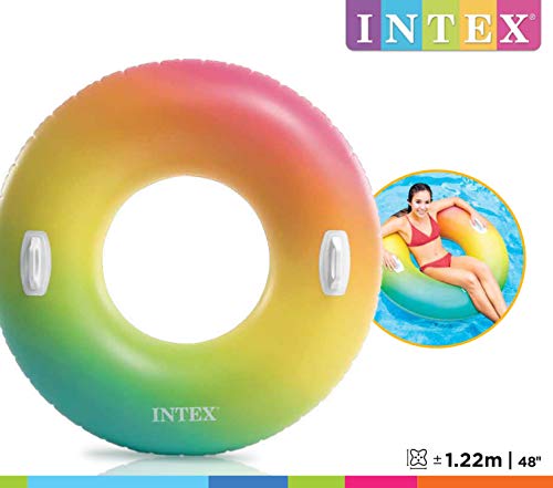 intex 58202eu - rueda hinchable multicolor 122 cm. whirl tube de Intex