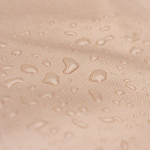 Tela impermeable de Funda sombrilla Doble, 100% poliéster, Color marrón, 160×40/60cm. Sekey