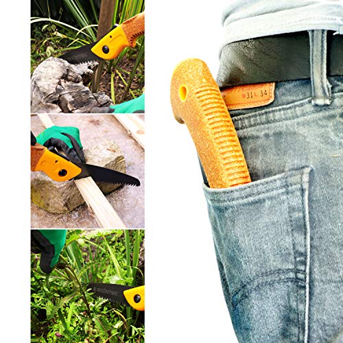 Usos del Serrucho de Poda Plegable Dentado Japones 180 mm. Sierra para Madera y Arboles Ligera y Poderosa con Agarre de Corcho Ultra Cómodo.. GRÜNTEK