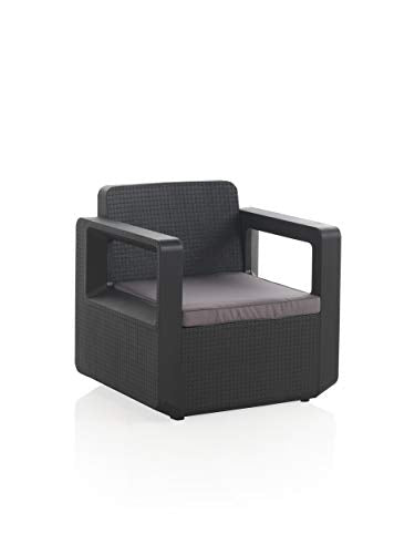 Conjunto Muebles Sofa 2 Plazas + 2 Sillones + mesa baja Venus. Detalle sillón individual. Shaf