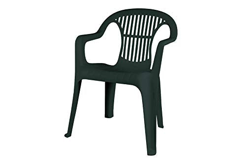 Silla de plástico Verde ideal para terraza o balcón. 43051002. Cofan | maxjardin