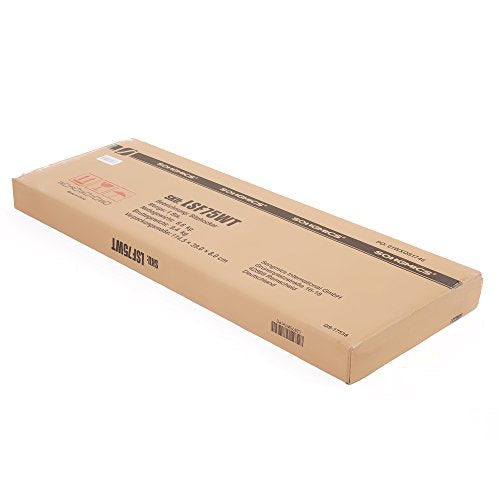 Baúl Puff Taburete para almacenaje Plegable Carga Máxima de 300 kg Blanco 110 x 38 x 38 cm. Packaging. LSF75WT. SONGMICS