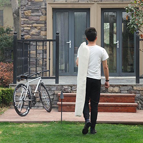 Hamaca hasta 3 plazas sentadas, Tamaño de tela: 210 x 150 cm, Resiste 300 kg GDC22M. SONGMICS