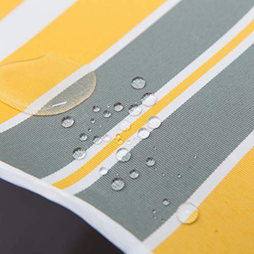 Lona impermeable del Toldo de Aluminio Plegable para Balcón Patio Terraza Resistente al Agua Protección Solar UV para Jardín Exterior 3.5x2.5m Aluminio Acero Tela de Poliéster. Con Manivela. Outsunny