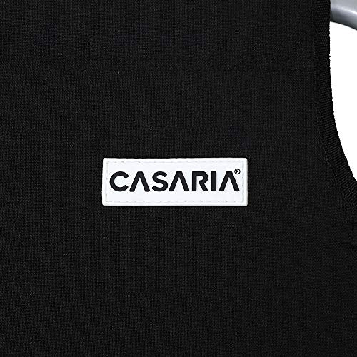 Marca Casaria en Tumbona de jardín con Parasol Antracita Techo Ajustable y Respaldo Silla Larga Plegable con Asas 195x60cm Exterior. Casaria