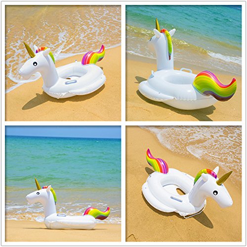 Unicornio Flotador para Bebé Hinchable para Piscina de 1 a 6 Años