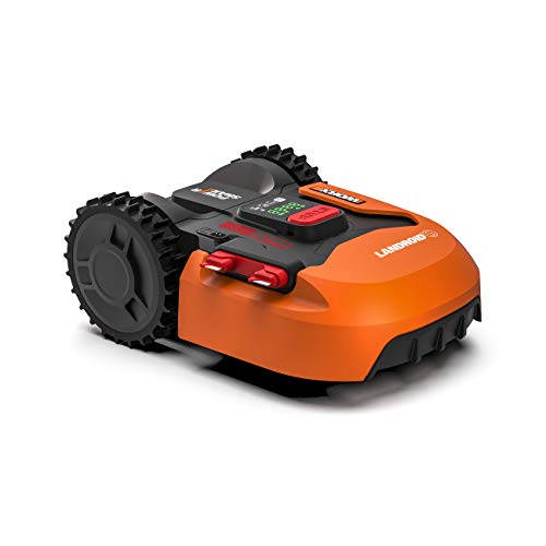 Vista general del Robot Cortacésped Worx Landroid s300 wr130e hasta 300 m2. Control desde la APP por Wifi. S 300. WORX