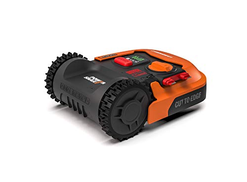 Vista posterior del Robot Cortacésped Landroid M 500. hasta 500 m2 controlado desde APP por Wifi. WR141E. WORX