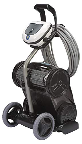 Vista en carro del Limpiafondos Robot Autónomo para Piscina Vortex, Fondo, Paredes, Línea de Agua. AV35050. Zodiac