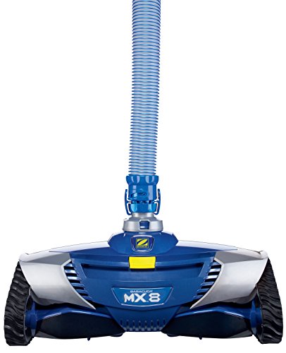 Vista frontal de Limpiafondos hidráulico para piscinas enterradas de hasta 12 x 6 m. W70668 MX8 Zodiac