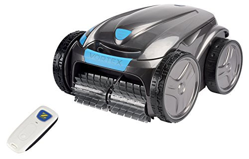 Set de producto con robot y mando del Limpiafondos Autónomo para Piscina Vortex, Fondo Paredes Línea de Agua. OV 3505. WR000152. Zodiac