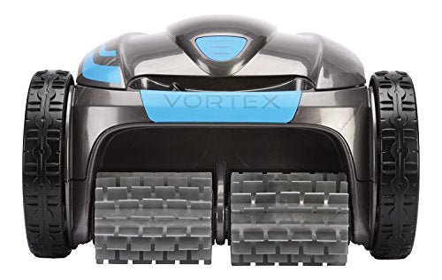 Vista frontal con cepillos del Limpiafondos Autónomo para Piscina Vortex, Fondo Paredes Línea de Agua. OV 3505. WR000152. Zodiac